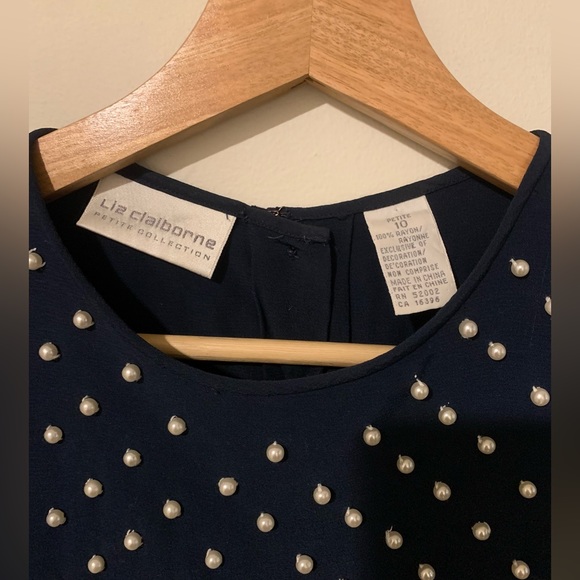 Vintage blouse with pearl details - Picture 3 of 5